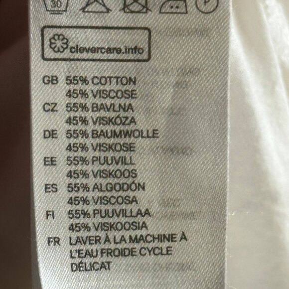 H&M White Button Down Shirt - Picture 4 of 5